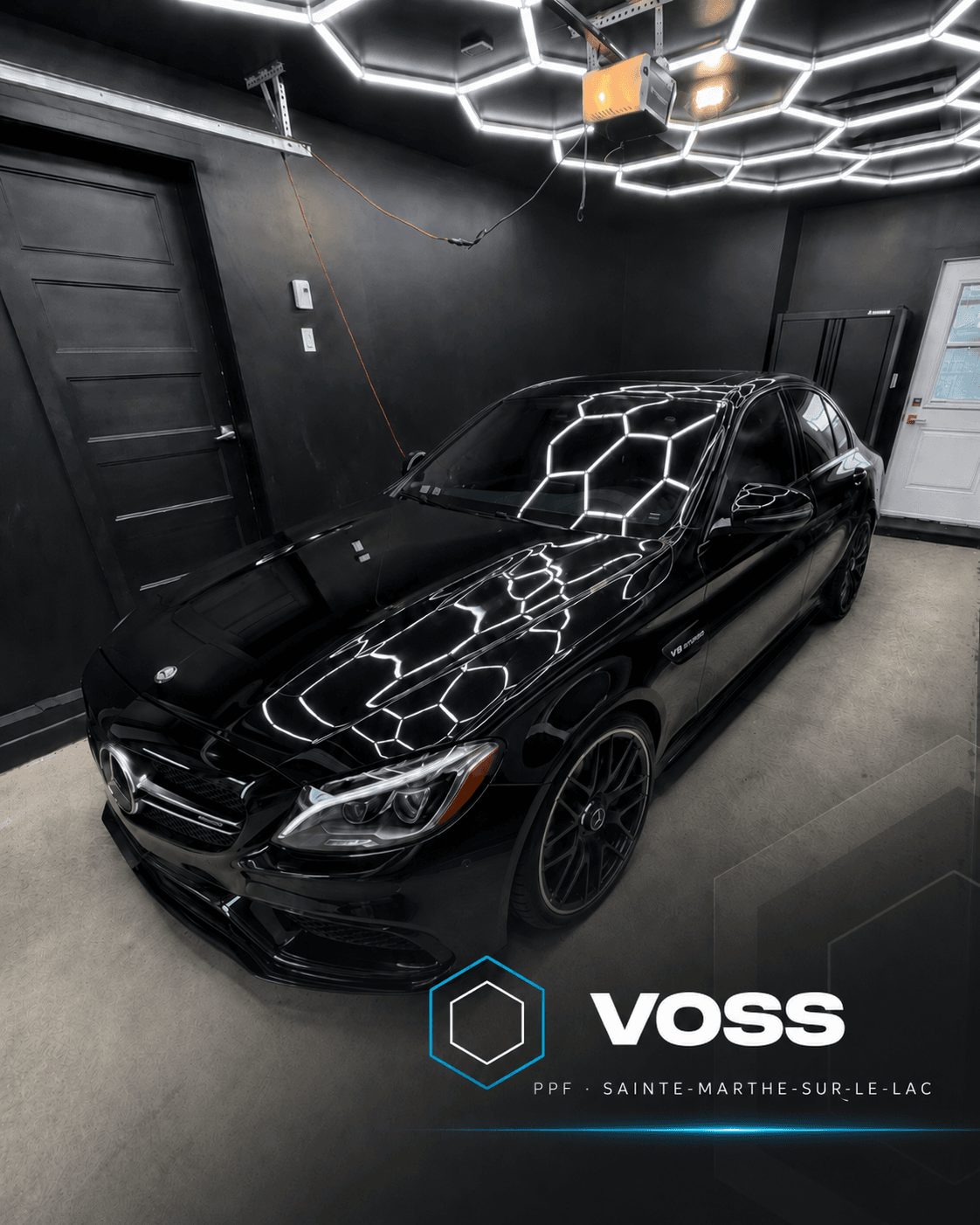 Mercedes-AMG C63 S V8 Biturbo — Obsidian Black